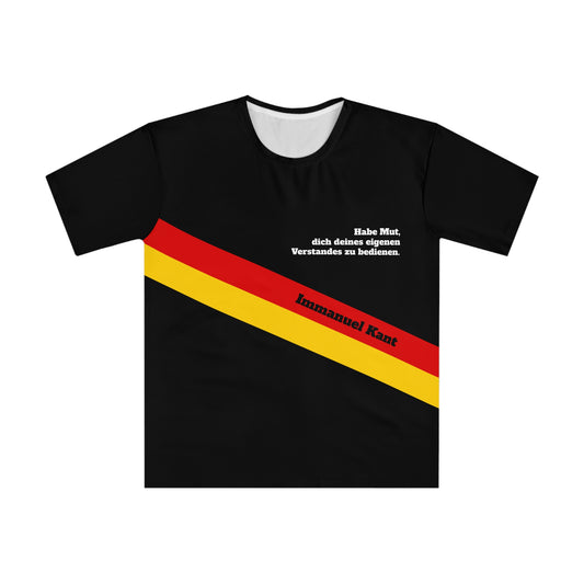 Loose men's T-shirt with saying - Kant