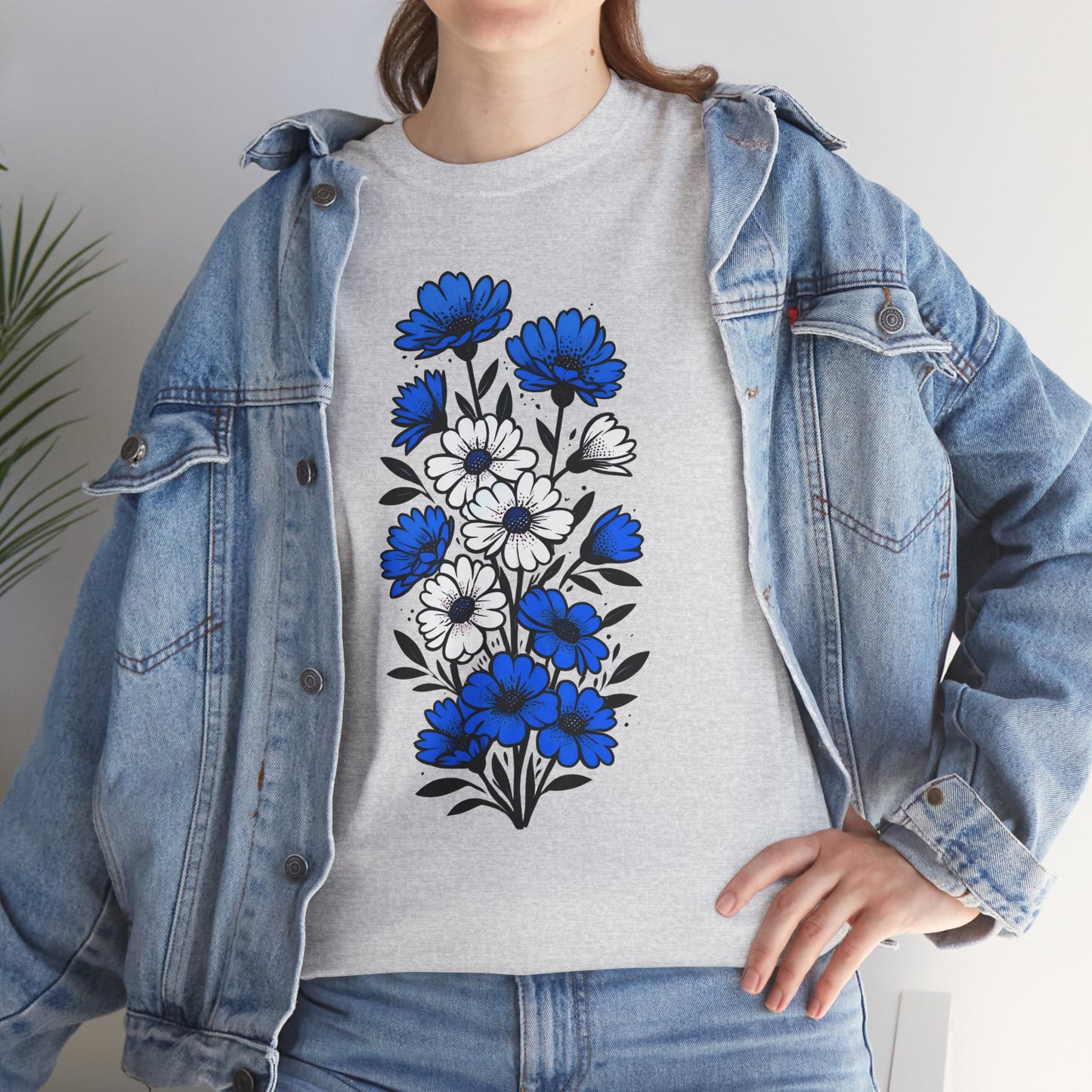 Unisex T-Shirt mit Blumen -Griechenland