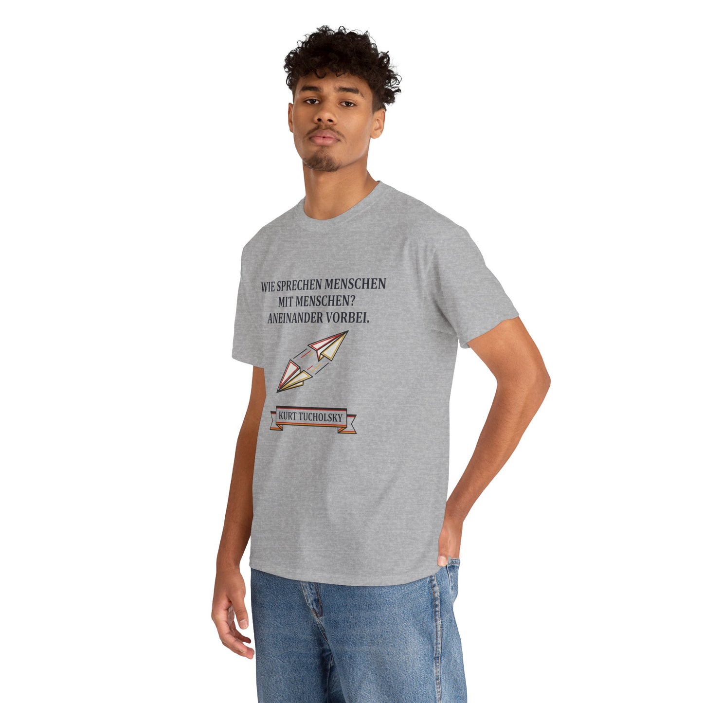 Unisex T-Shirt mit Zitat - Kurt Tucholsky - Menschen mit Menschen