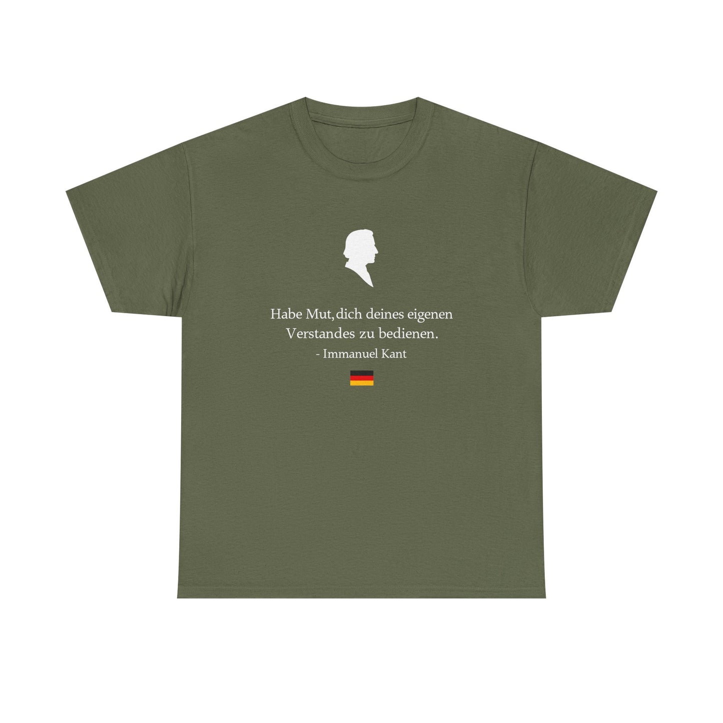Unisex T-Shirt mit Zitat - Immanuel Kant - Mut zum Verstand