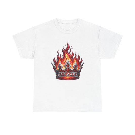 Unisex T-Shirt with Crown - Denmark 