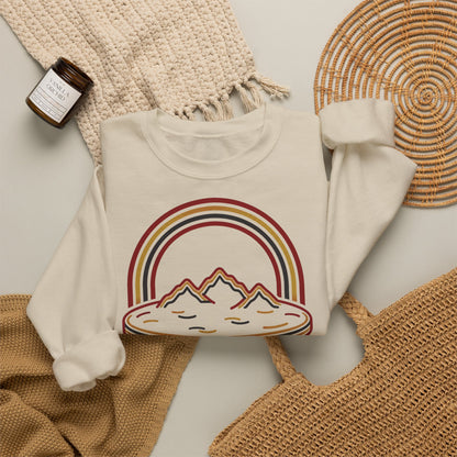 Unisex Sweatshirt mit Zitat - Goethe - Schweiz wie ein Pfannkuchen