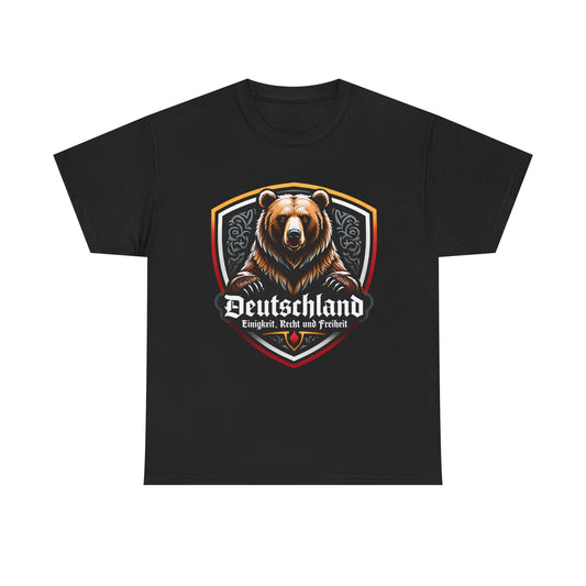 Unisex T-Shirt mit Bären und Spruch - Deutschland