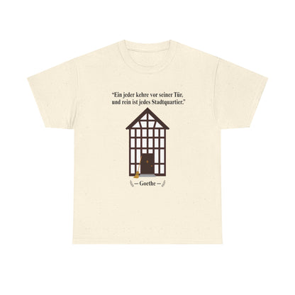Unisex T-Shirt mit Zitat - Goethe - Stadtquartier