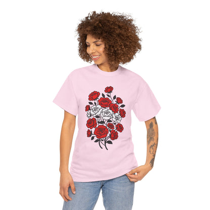 Unisex T-Shirt mit Blumen - Österreich