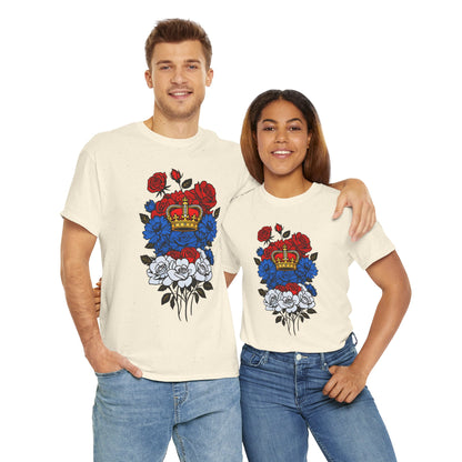 Unisex T-Shirt mit Blumen - Serbien