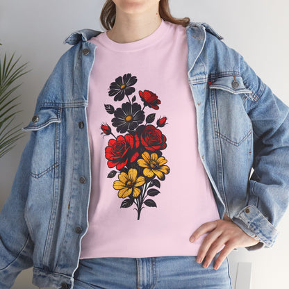 Unisex T-Shirt mit Blumen - Deutschland