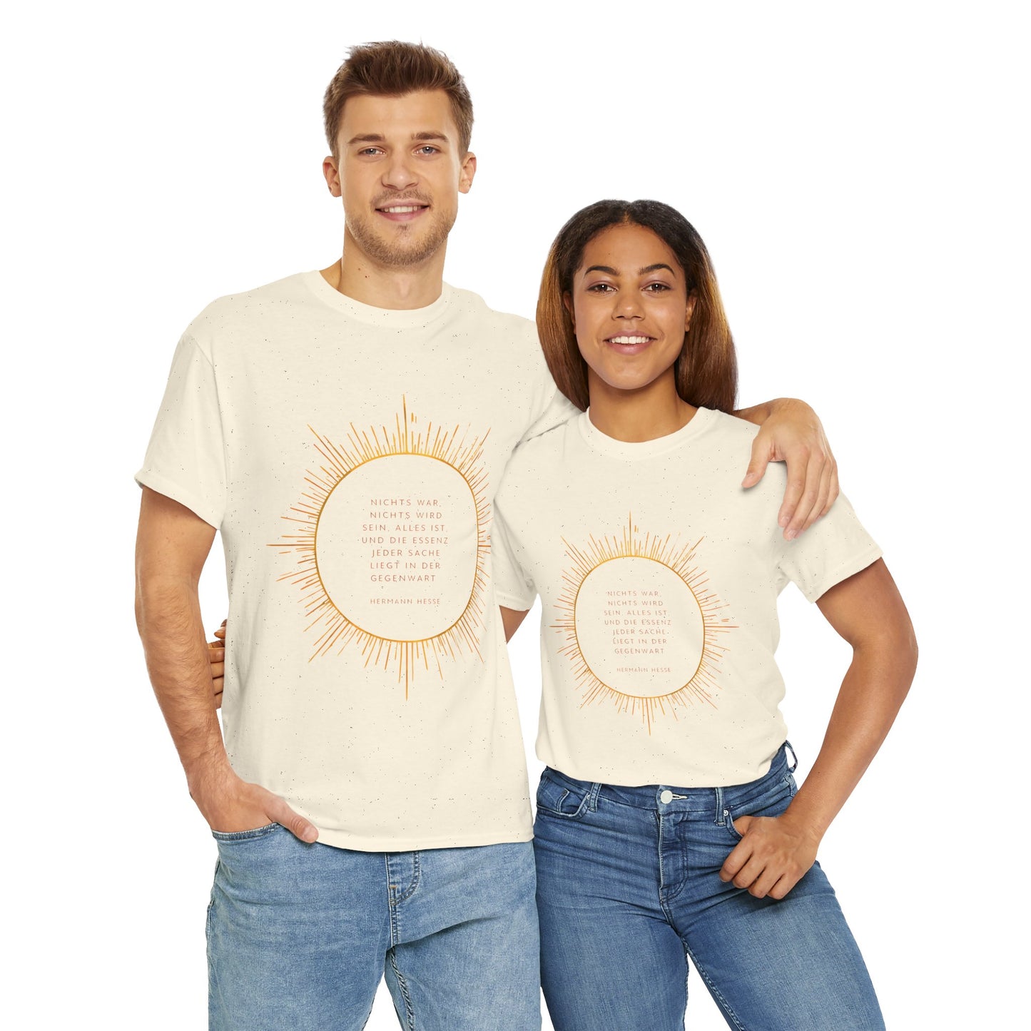 Unisex T-Shirt mit Zitat - Hermann Hesse - Essenz