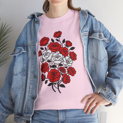 Unisex T-Shirt mit Blumen - Österreich