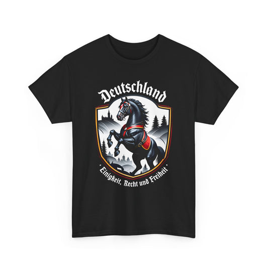 Unisex T-Shirt mit Pferd und Spruch - Deutschland