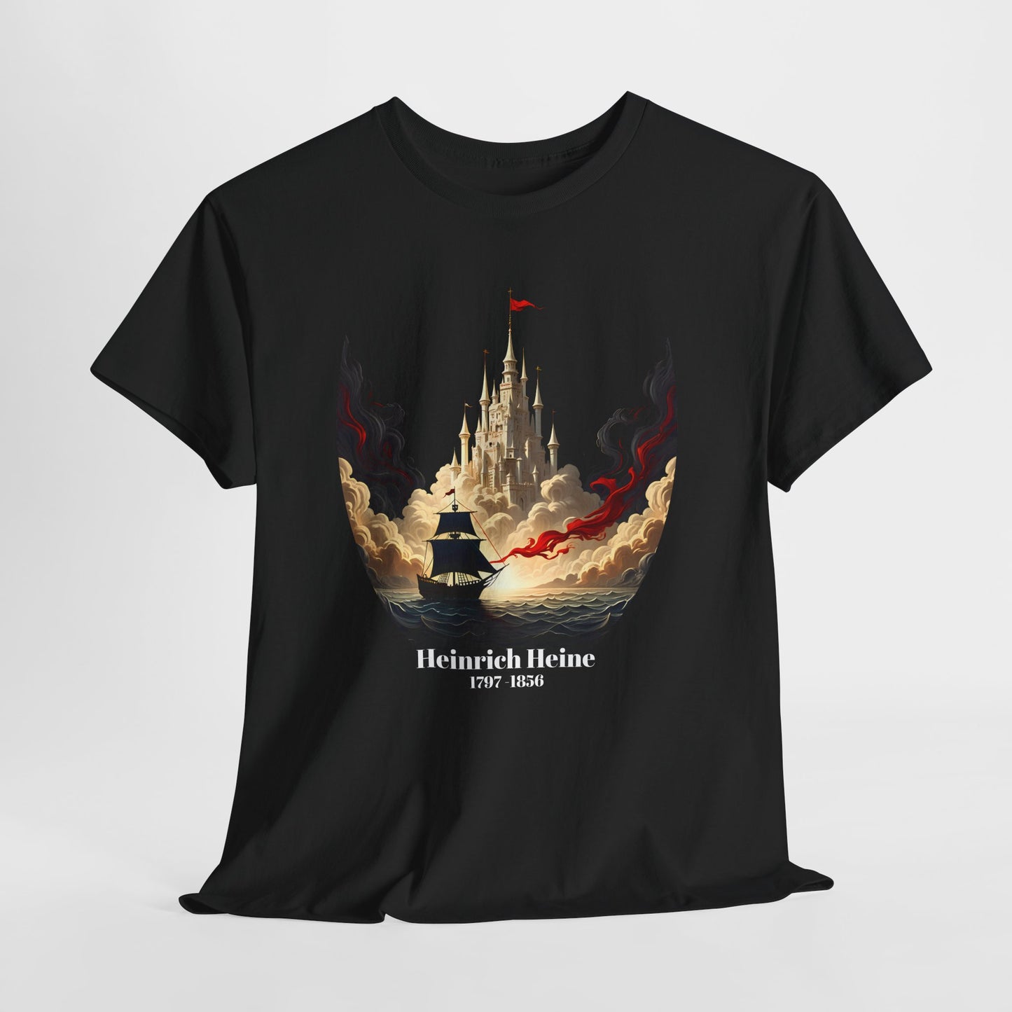 Unisex T-Shirt mit Traumschloss - Heinrich Heine