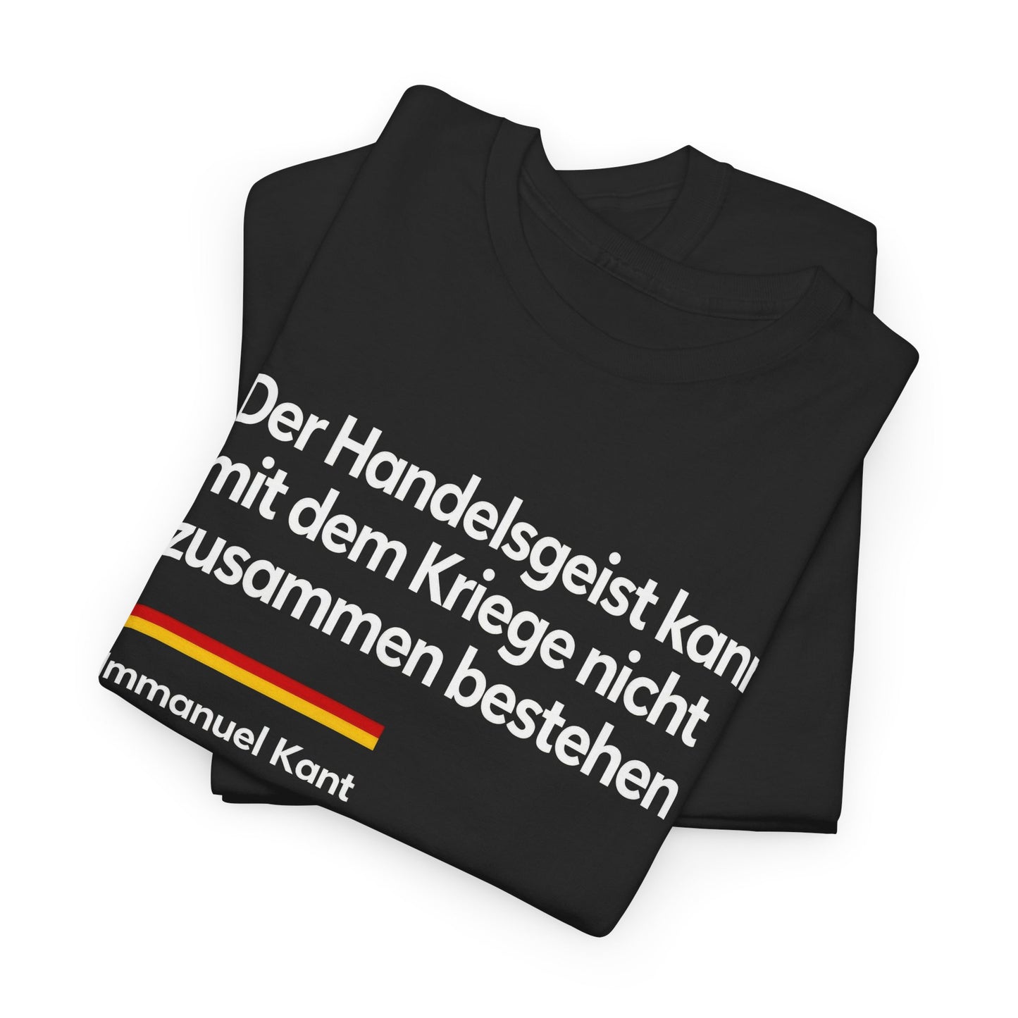 Unisex T-Shirt mit Zitat - Kant - Der Handelsgeist