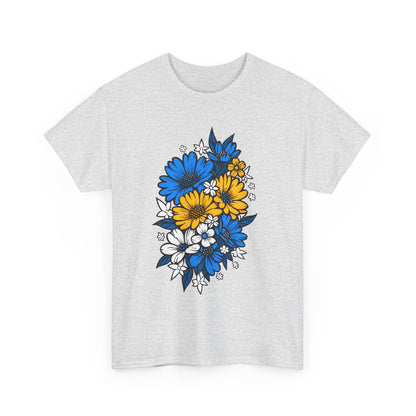 Unisex T-Shirt mit Blumen - Bosnien und Herzegowina