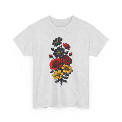 Unisex T-Shirt mit Blumen - Deutschland
