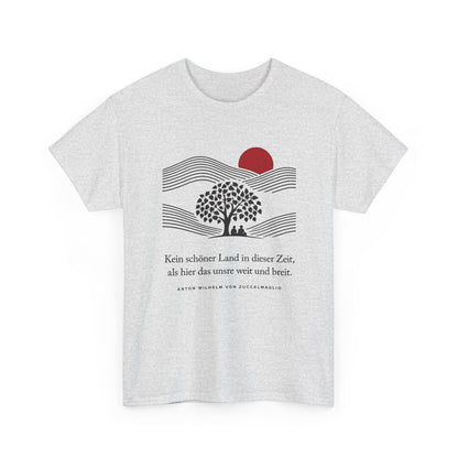 Unisex T-Shirt mit Zitat - Zuccalmaglio - Kein schöner Land