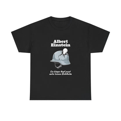 Unisex T-Shirt mit Zitat - Albert Einstein - Kluger Kopf
