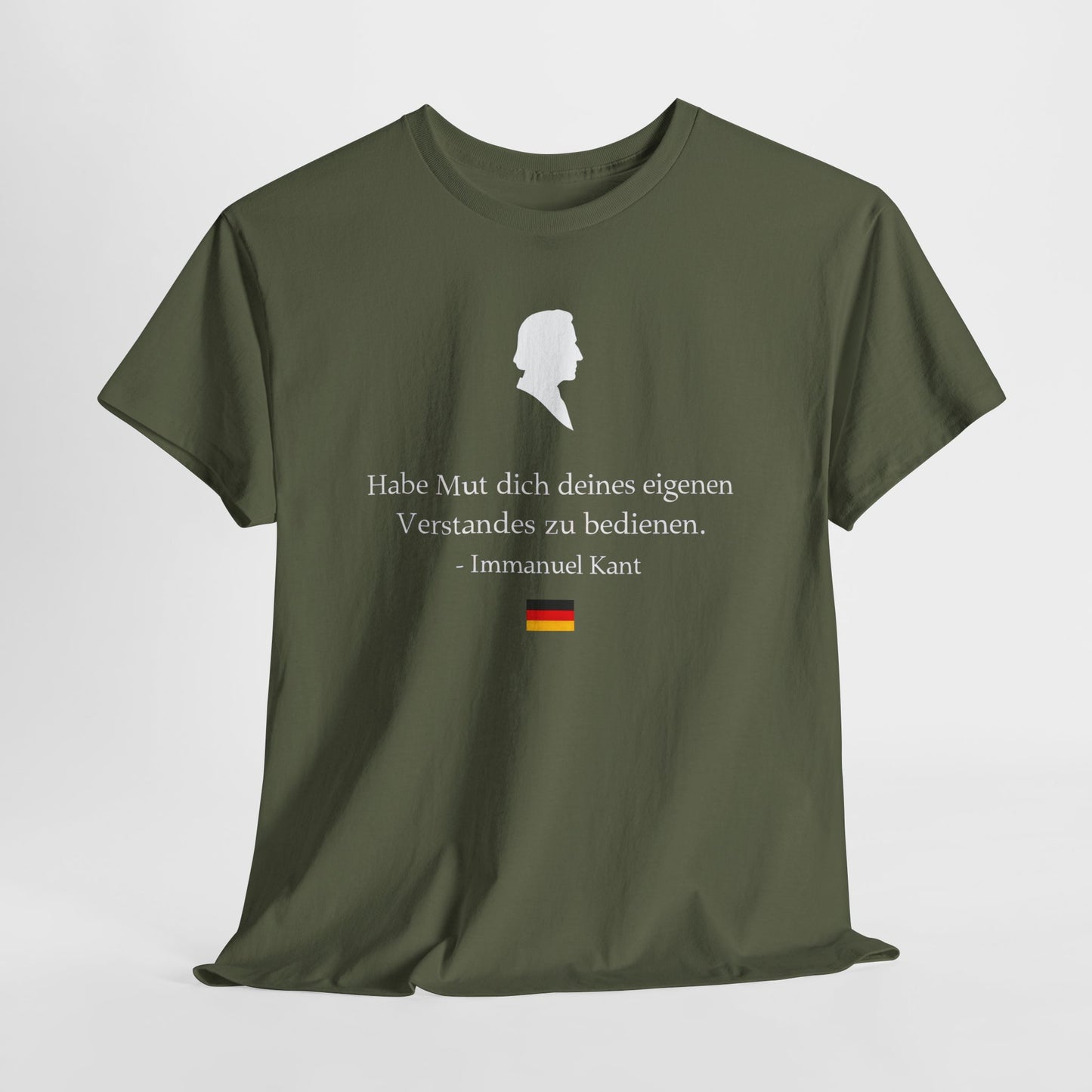 Unisex T-Shirt mit Zitat - Immanuel Kant - Mut zum Verstand