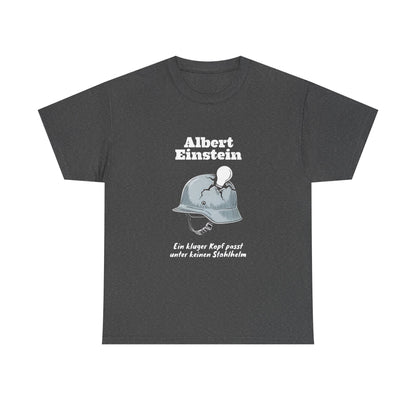 Unisex T-Shirt mit Zitat - Albert Einstein - Kluger Kopf