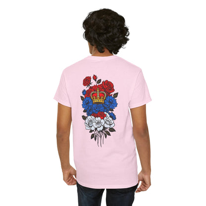 T-Shirt mit Blumen - Serbien (Druck hinten)