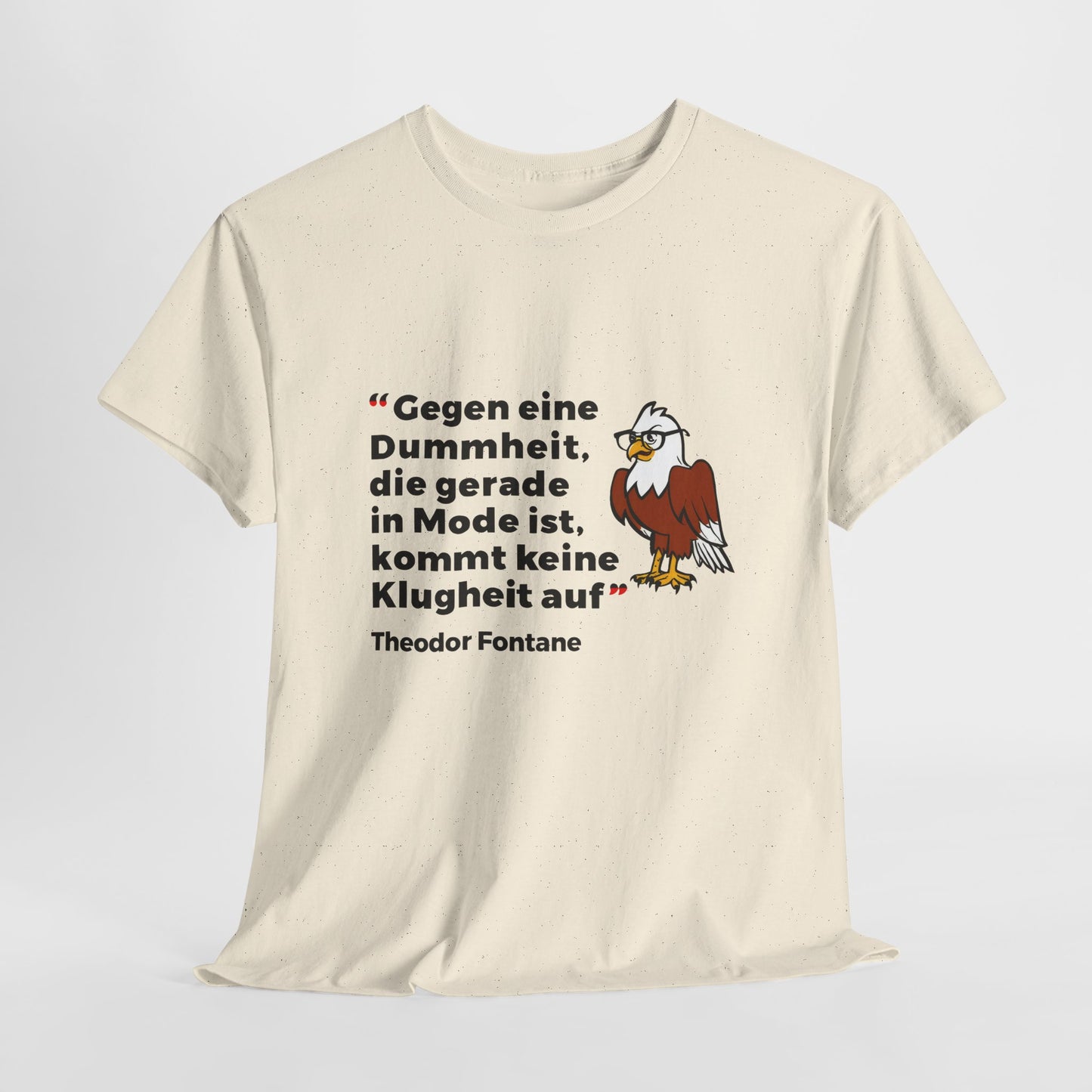 T-Shirt mit Zitat - Theodor Fontane - Mode