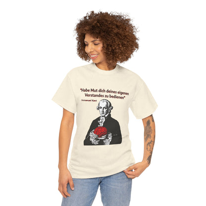 Unisex T-Shirt mit Zitat - Immanuel Kant - Mut zum Verstand