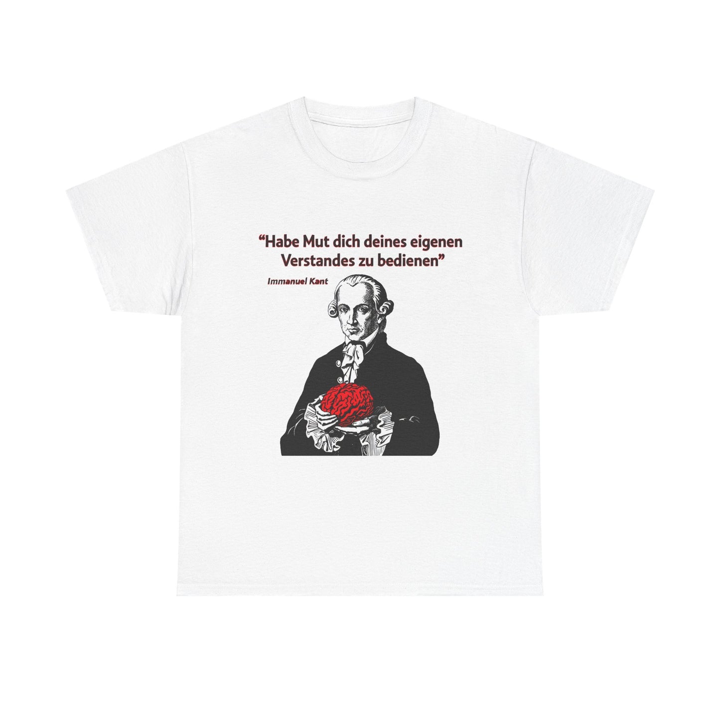 Unisex T-Shirt mit Zitat - Immanuel Kant - Mut zum Verstand