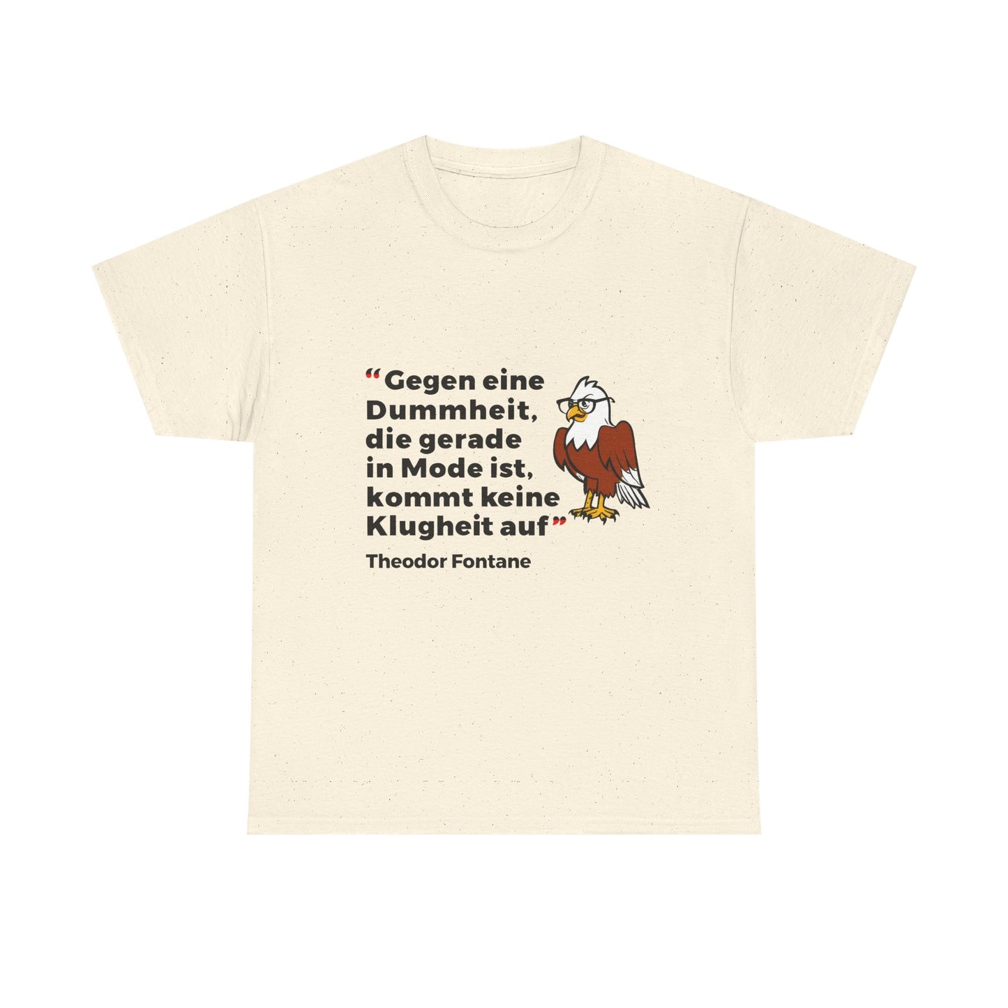 T-Shirt mit Zitat - Theodor Fontane - Mode