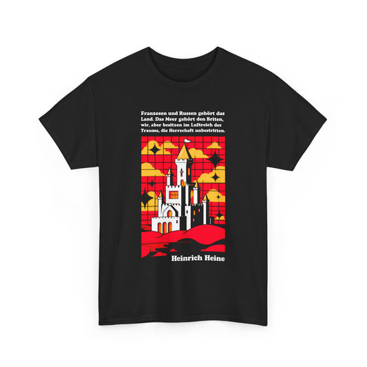 Unisex T-Shirt mit Zitat - Heinrich Heine