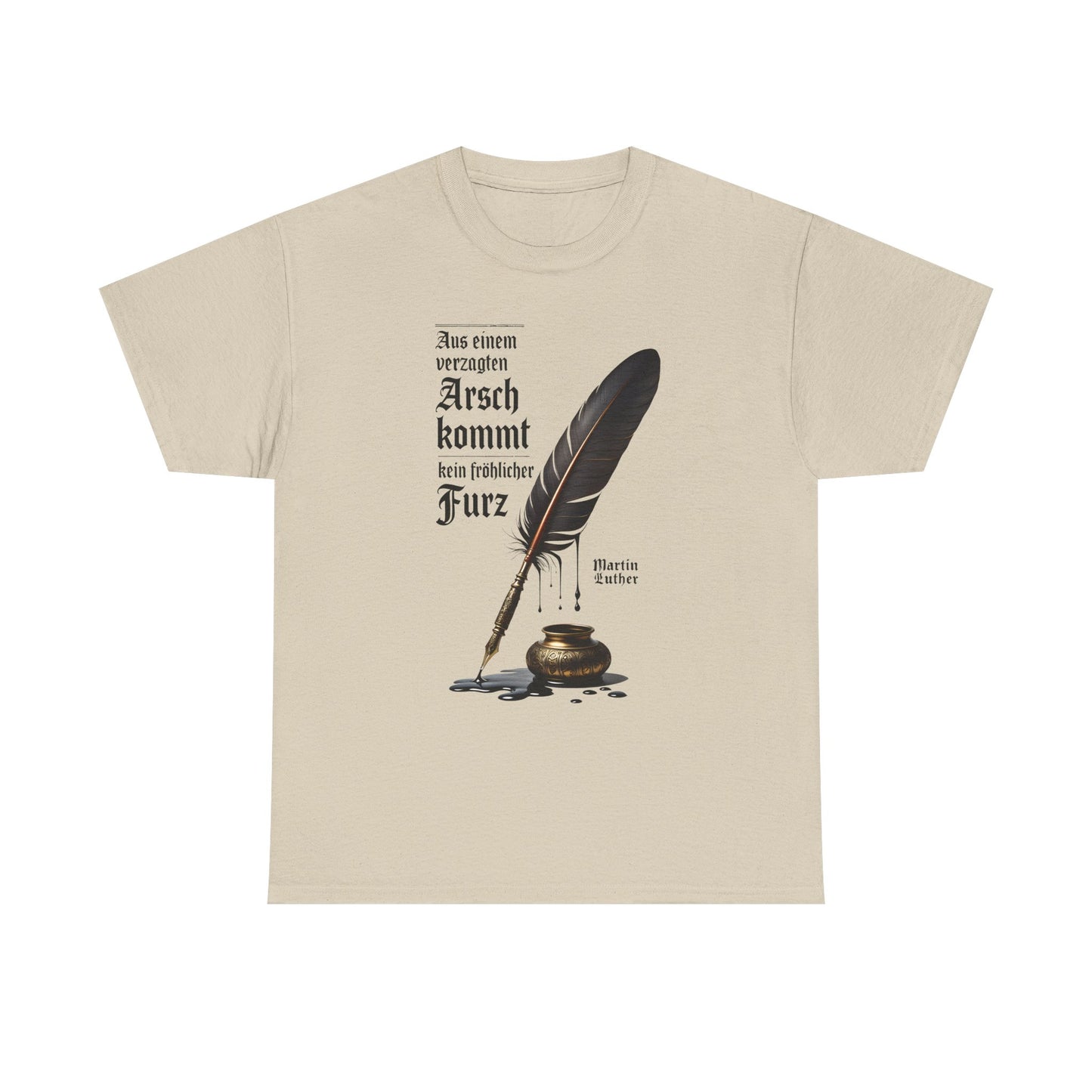 Unisex T-Shirt mit Zitat - Martin Luther