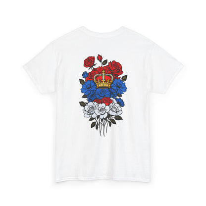 T-Shirt mit Blumen - Serbien (Druck hinten)