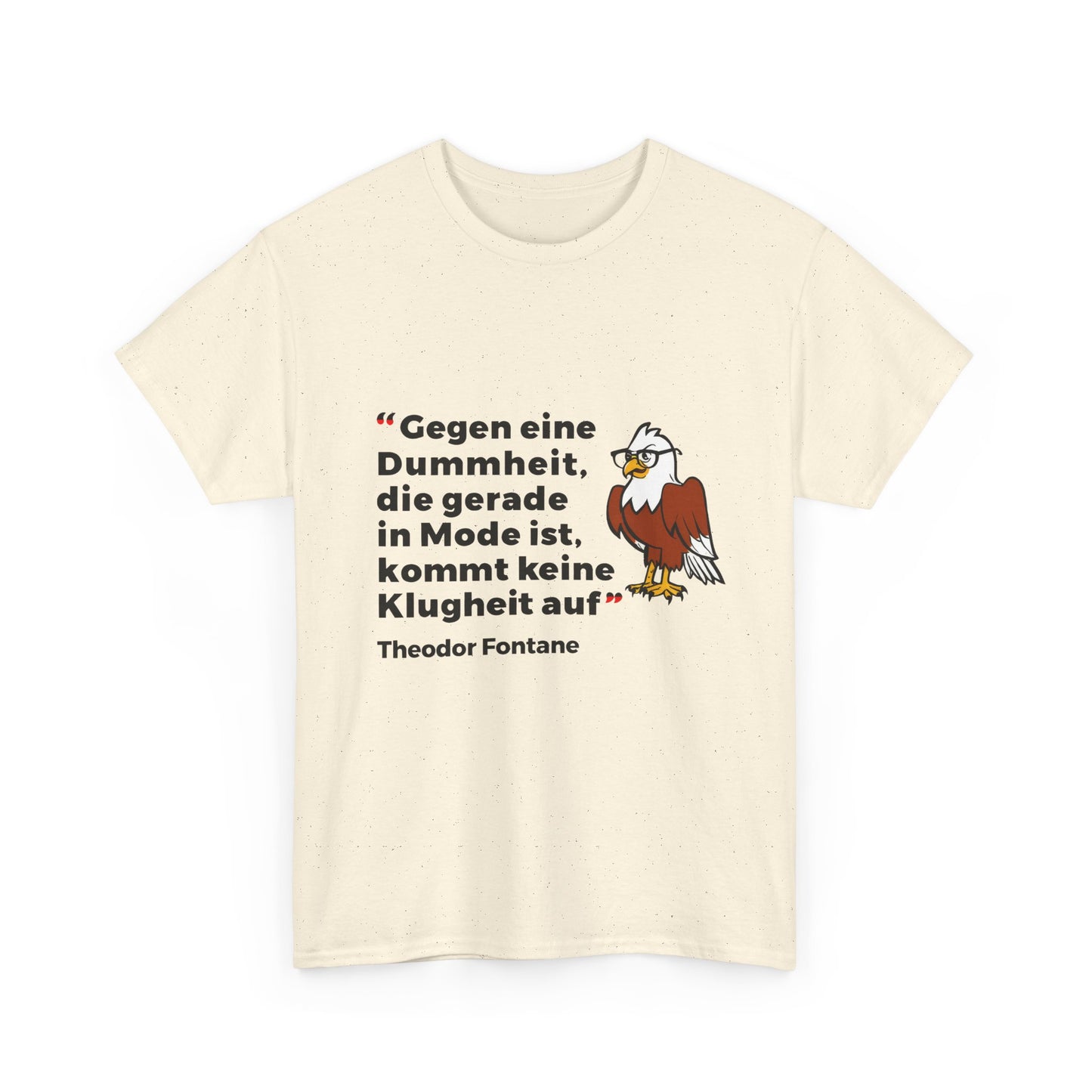 T-Shirt mit Zitat - Theodor Fontane - Mode
