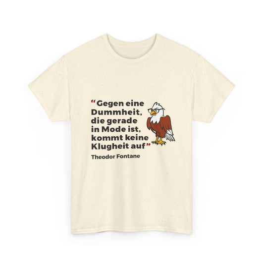 T-Shirt mit Zitat - Theodor Fontane - Mode