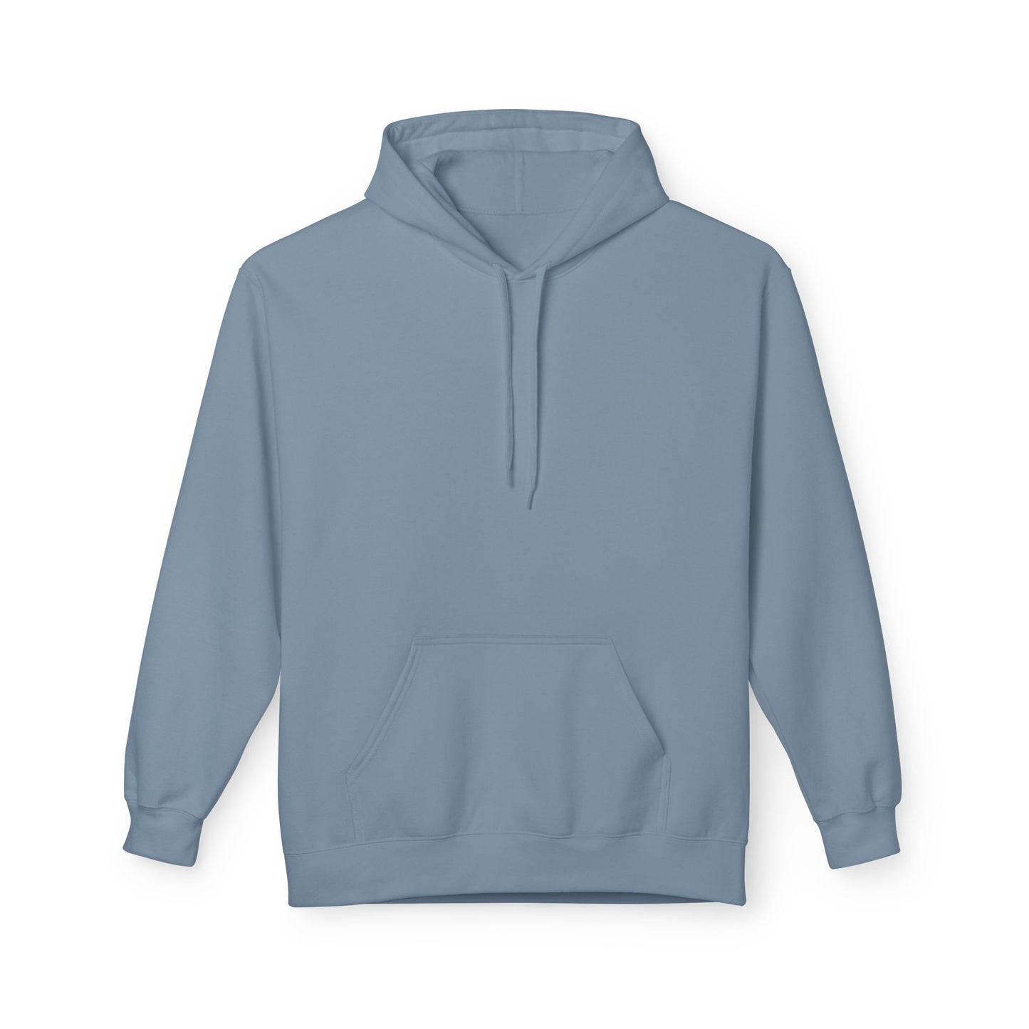 Unisex Fleece Hoodie mit Zitat - Goethe - Hier steh ich nun