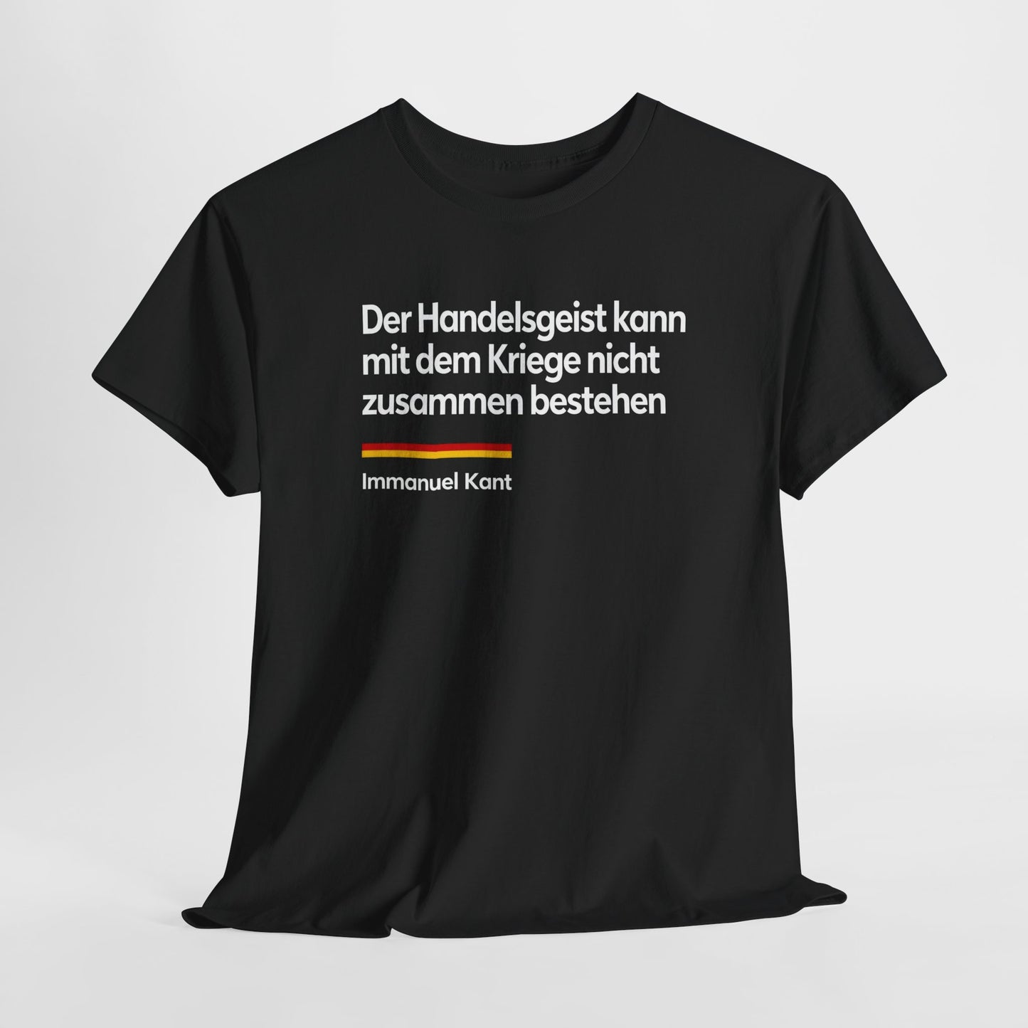 Unisex T-Shirt mit Zitat - Kant - Der Handelsgeist