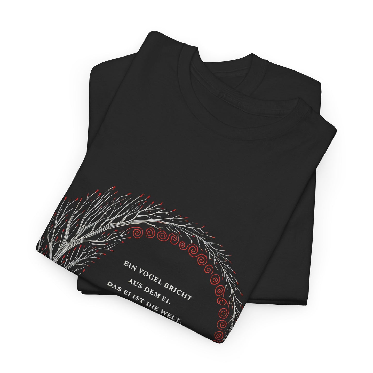 Unisex T-Shirt mit Zitat - Hermann Hesse - Ei
