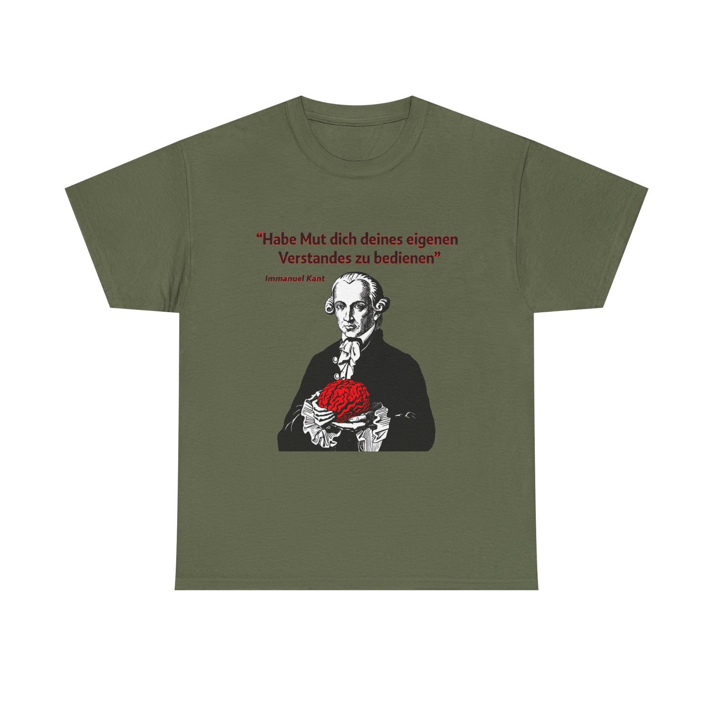 Unisex T-Shirt mit Zitat - Immanuel Kant - Mut zum Verstand