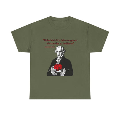 Unisex T-Shirt mit Zitat - Immanuel Kant - Mut zum Verstand