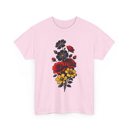 Unisex T-Shirt mit Blumen - Deutschland