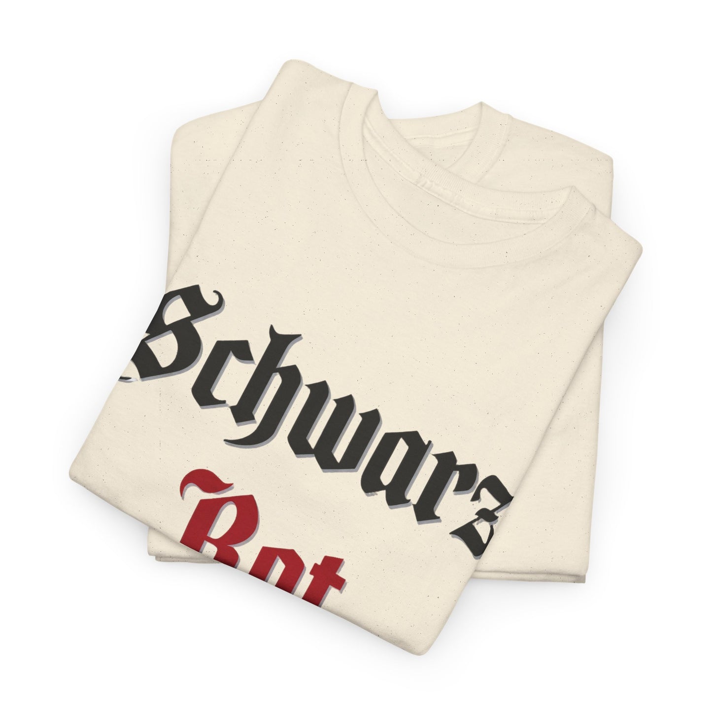 T-Shirt mit Deutschland Design - Schwarz Rot Gold