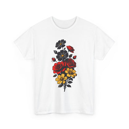 Unisex T-Shirt mit Blumen - Deutschland