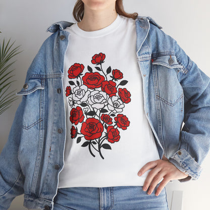 Unisex T-Shirt mit Blumen - Österreich