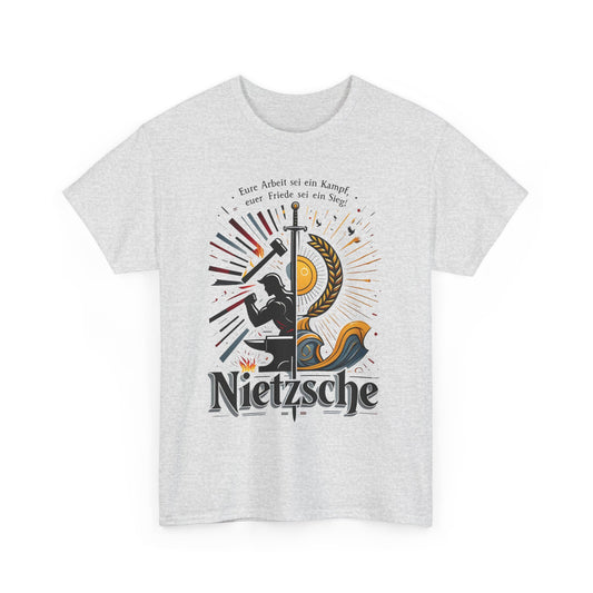 Unisex T-Shirt mit Zitat - Nietzsche - Arbeit