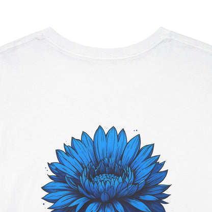 T-Shirt mit Blumen -Ukraine (Druck hinten)