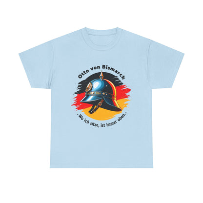 Unisex T-Shirt mit Bismarck Zitat und Pickelhaube - Deutschland
