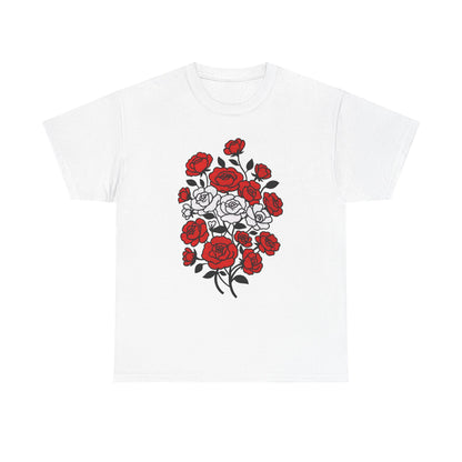 Unisex T-Shirt mit Blumen - Österreich