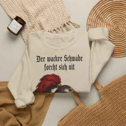 Unisex Sweatshirt mit Zitat - Uhland - Der wackre Schwabe