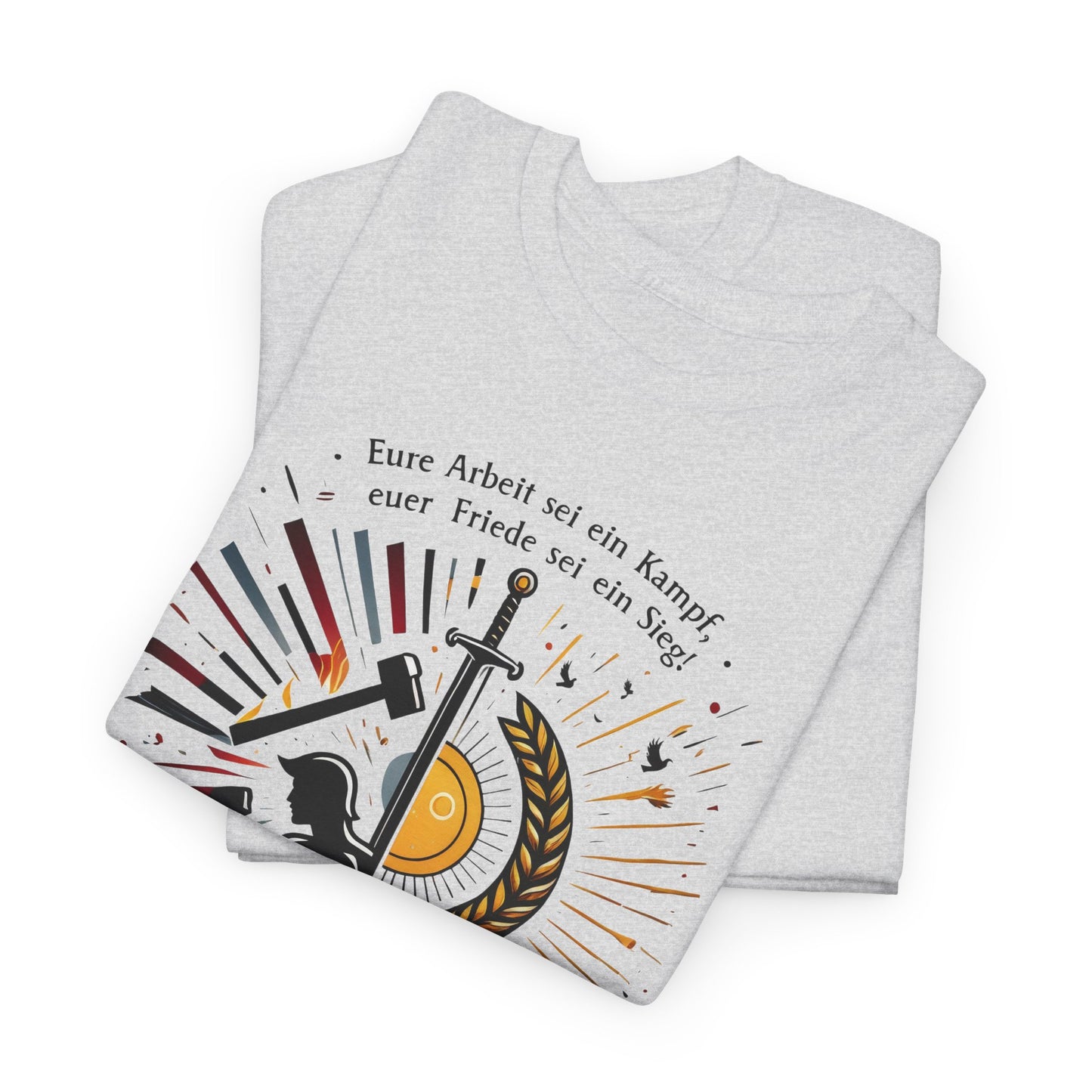 Unisex T-Shirt mit Zitat - Nietzsche - Arbeit