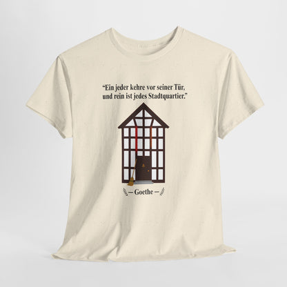Unisex T-Shirt mit Zitat - Goethe - Stadtquartier
