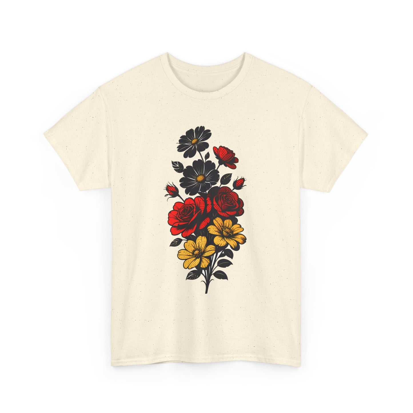 Unisex T-Shirt mit Blumen - Deutschland
