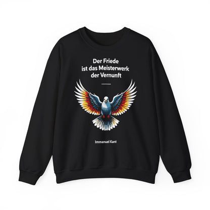 Unisex Sweatshirt mit Taube und Zitat - Kant